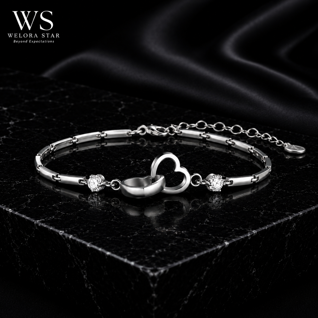 Exquisite Infinity & Heart Motif