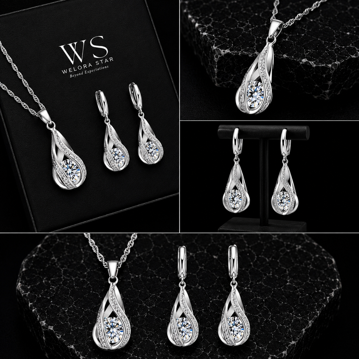 Liquid Diamond Drp Set